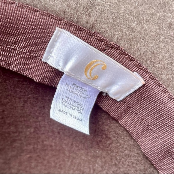 Charming Charlie wool felt floppy boho hat - Picture 5 of 10